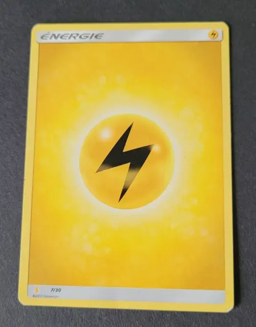 Carte Pokémon PROMO N°7/30 Energie Electrique - Trainer Kit Raichu D'Alola