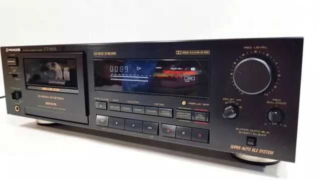 Pioneer Ct-900S Top Stereo Cassette Deck Player
