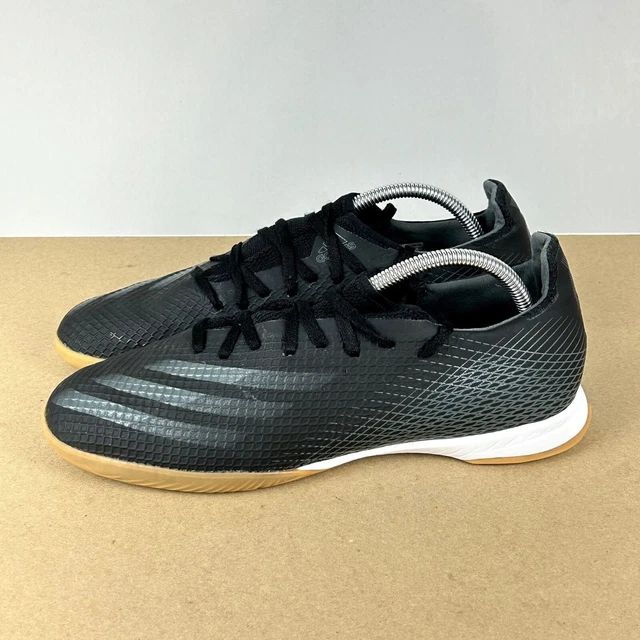 ADIDAS X GHOSTED.3 Indoor Soccer Shoes Mens 10 Black Gum Lace Up 49.00