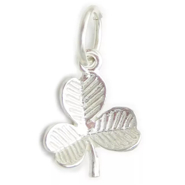 Shamrock - Breloque en argent sterling trèfle .925 x 1 Breloques Shamrocks!