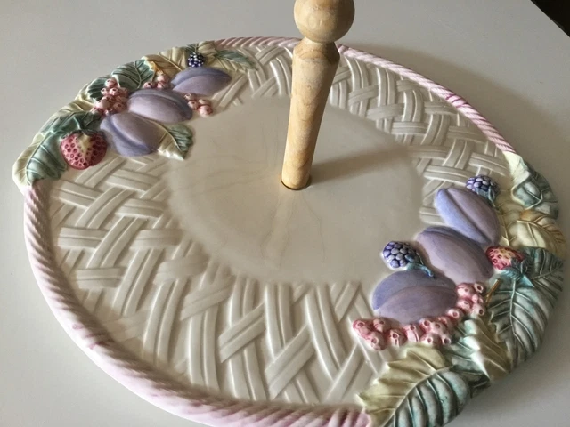 Home Deco Factory, KA0496, Portafrutta con Piede in Vetro ambrato, Design Elegante e Versatile, Ideale per Frutta e insalate, capacità 11L, di Facile Manutenzione, Dimensione 11L, Colore Arancione