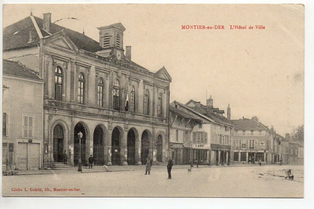 MONTIER EN DER Haute Marne CPA 52 hotel de ville - rue de l'Isle le familistere