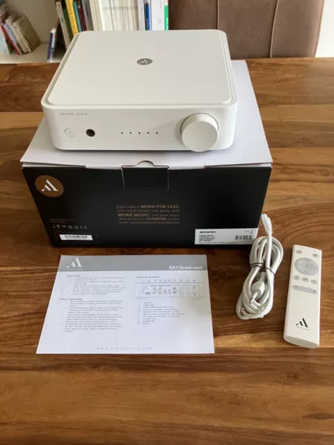 Argon Audio SA1  Hifi Verstärker, weiss, wie neu