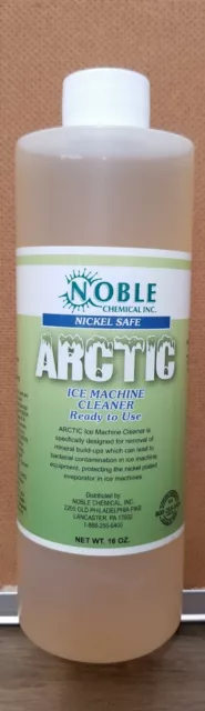 Noble Arctic Ice Machine Cleaner Nickel Safe 16 oz Ready to Use