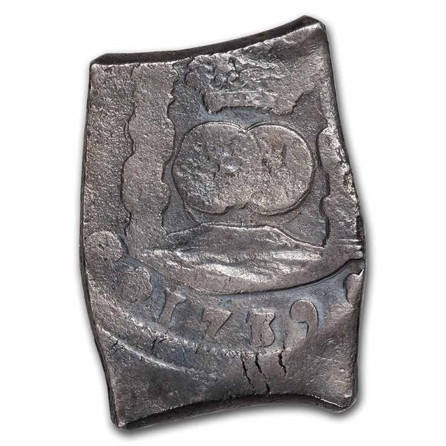 1739 Mexico Silver 8 Reales Phillip V (Reijgersdaal Shipwreck) - SKU#274273