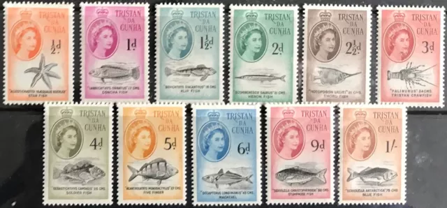 Tristan Da Cunha 1960 Part Set To One Shilling Mnh