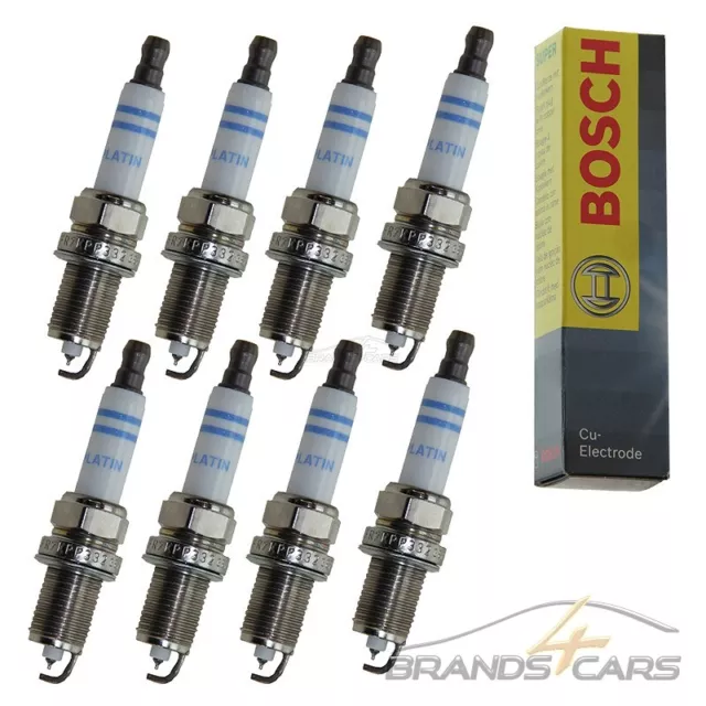 8x BOSCH ZÜNDKERZEN DOPPELPLATIN FR7KPP332 31656834