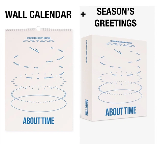 PREORDER [SET] SEVENTEEN 2025 SEASON’S GREETINGS+2025 WALL CALENDAR+POB