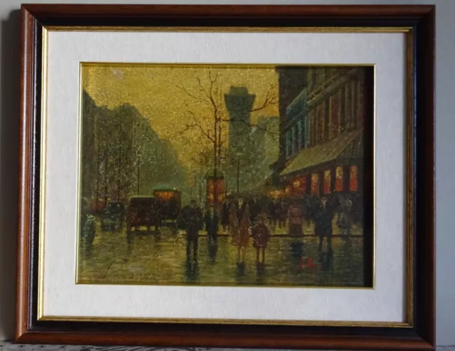 -Vecchio Quadro Dipinto Ad Olio Firmato