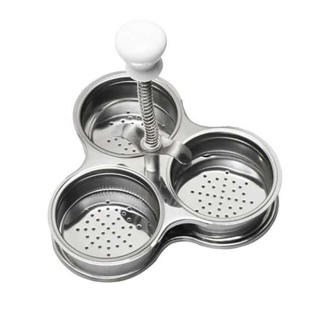 Taza con huevo escalfado taza de huevos al vapor microondas hervidor de huevos