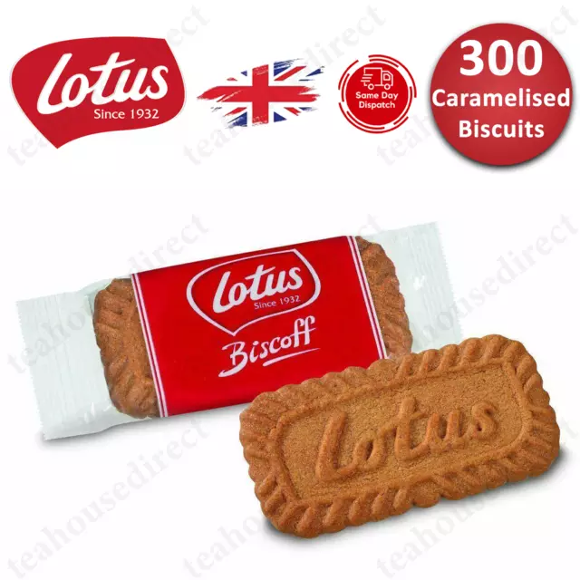 300 x Lotus Biscoff karamellisierte Kekse - einzeln verpackt