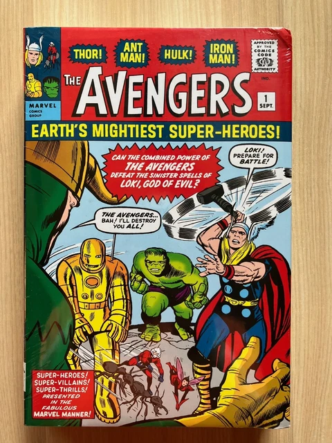 Avengers Omnibus Hc Volume 1- Jack Kirby Dm Variant Cover- Sealed-Ding