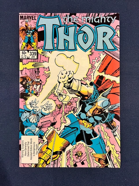The Mighty Thor #339 January 1983 3Rd App. Beta Ray Bill Marvel Comics Group Nm-