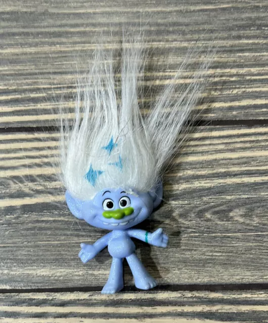 TROLLS DREAMWORKS GUY Diamond Collectible Figure with Printed Hair ...