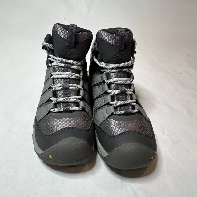 Keen Oakridge Waterproof Hiking Shoe Boot Mid Gray Purple 1015356 Womens 7 2