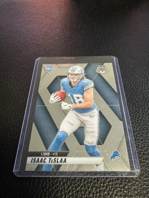 Isaac Tesla Rookie Card 2025 PANINI MOSAIC Rookie Issac TeSLAA #319 Silver Prizm $13.00 ...