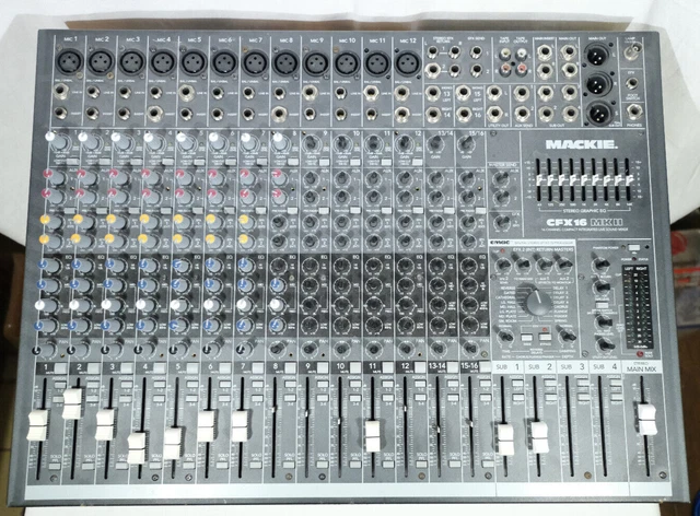 Mackie Mixer CFX 16 MK 2 - analoges Mischpult mit Effekten