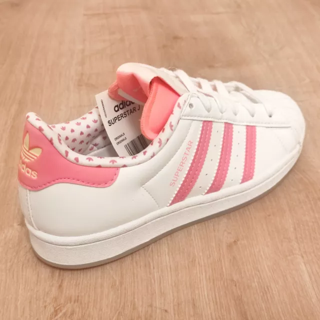 ADIDAS SUPERSTAR HEARTS Originals Girls Womens Trainers uk 4.5