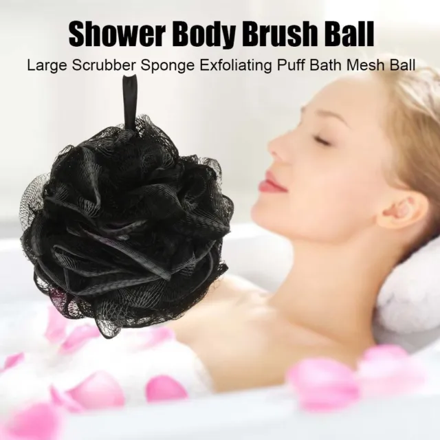 Tool Body Brush Ball Exfoliating Sponge Shower Mesh Leaf Dough Bath