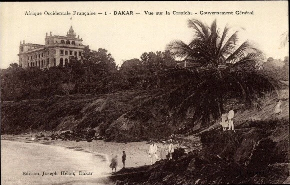 Postcard Dakar Senegal, view of the Corniche, general government - 3986618
