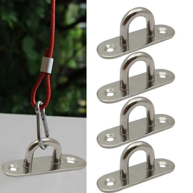Ensemble de 4 crochets de porte de bateau en acier inoxydable résistant pour ap