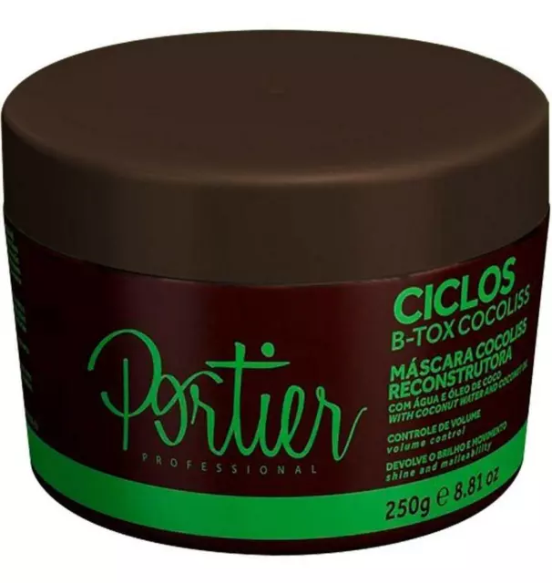 Portier Ciclos Cocoliss Hair Btox Alignment Reconstructive Mask 250ml / 8.5fl.oz