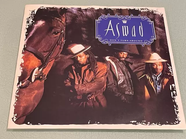 Aswad - Don't Turn Around - Frau - Vinyl Schallplatte 7" Single - 1988 Island IS 341