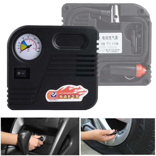 12V PORTABLE AIR Compressor Auto Car Electric Fast Tire Air Inflator