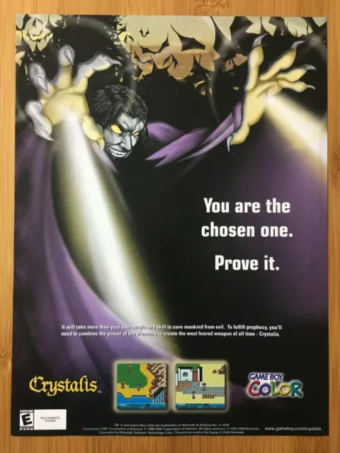 1998 Vampire The Masquerade Vintage Print Ad/Poster John Van Fleet Promo  Art 90s