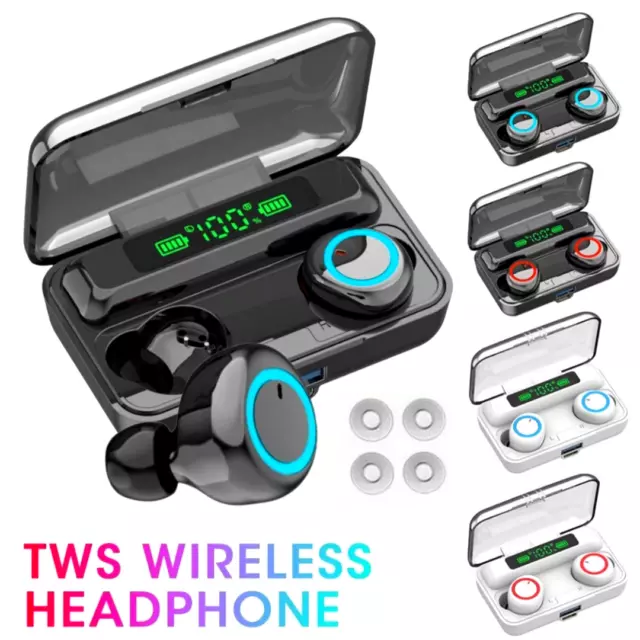 Bluetooth Headset 5.1 True Wireless Earphones Earbuds Headphones HiFi Sport TWS