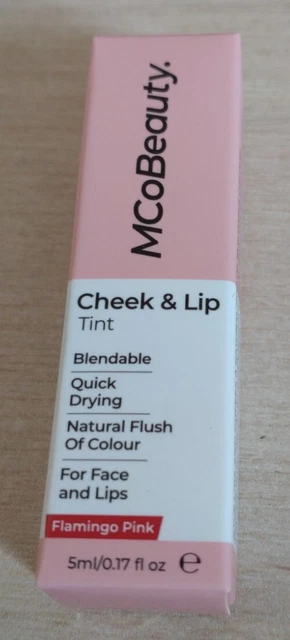 MCoBEAUTY TINTE DE MEJILLAS Y LABIOS FLAMENCO ROSA 5ML - Nuevo y Sellado