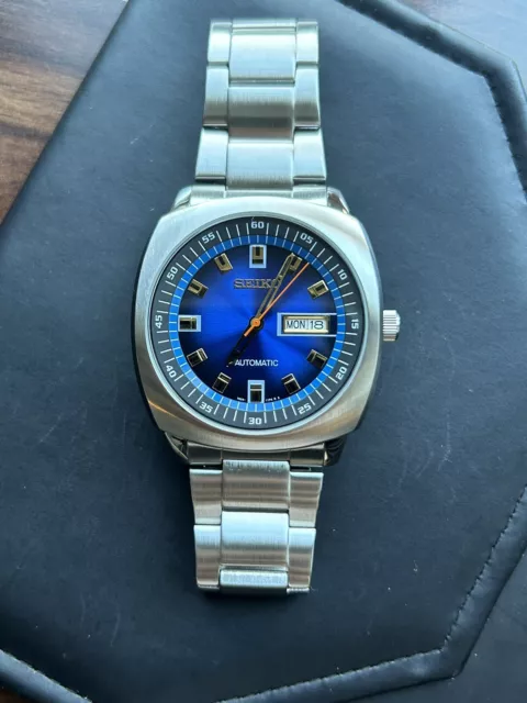 Seiko Recraft Series Vintage Blue Dial Men's Automatic Watch 7S26-04B0 RARE!!!