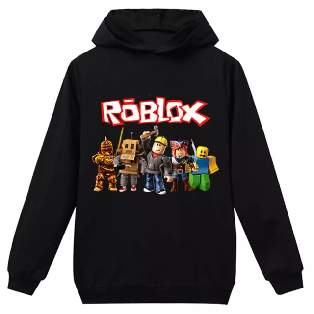 Kids Boy Girl Cartoon Print Hoodie Hooded Sweatshirt Winter Pullover Top Sweater