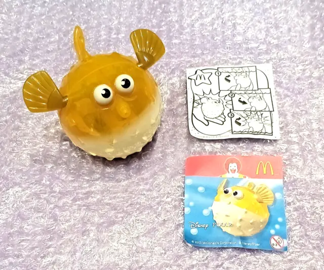 Bloat Puffer Fish Finding Nemo McDonalds Happy Meal Toy 2003