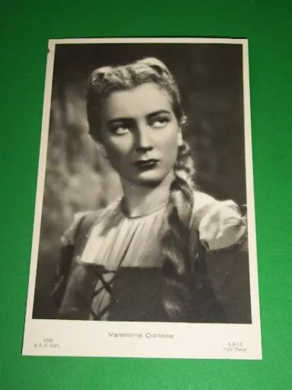 Foto Cartolina Cinema Teatro Lirica - Attrice Valentina Cortese - 1940 ca