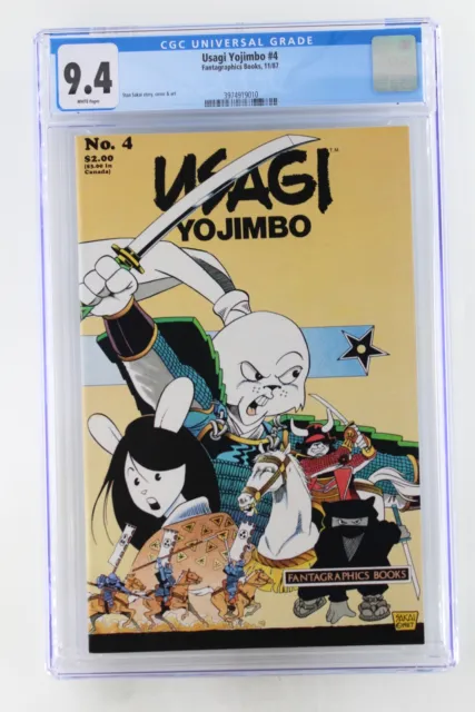 Usagi Yojimbo #4 - Fantagraphics 1987 CGC 9.4