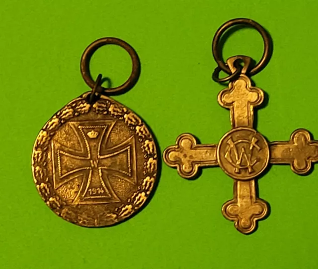 2 WWI German Medals