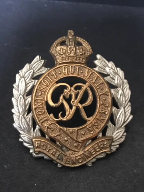 Royal Engineers Original NCO’s Non Commissioned Officers British Army Cap Badge