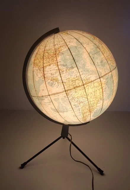 Mappamondo luminoso Laboratori Italiano Mappamondi Torino Globo Fisico Politico