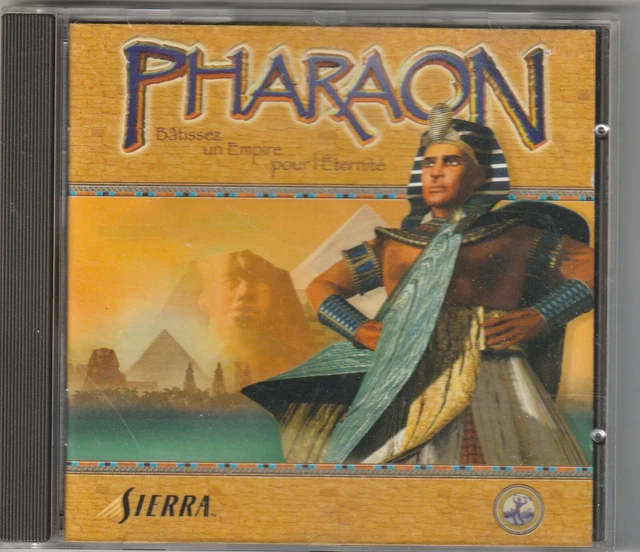 Jeu PC Pharaon - Big Box Édition Boîte - CD-ROM Version Française - Bon état (Sortie 1999)