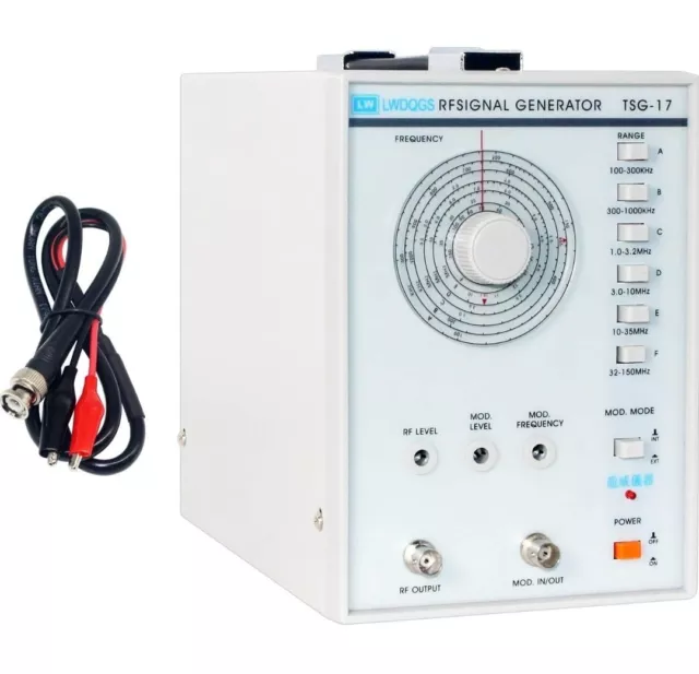 TSG‑17 High Frequency RF/AM Signal Generator 100kHz-150MHz 110V/220V US Plug