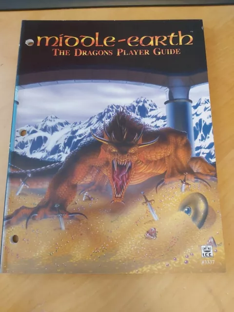 Middle Earth The Dragons Player Guide Tolkien World Fantasy Gaming 3337 ICE Book