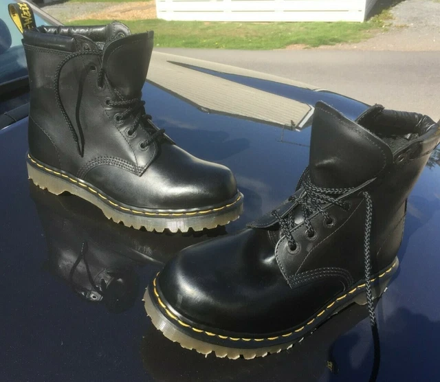 Stivali vintage Dr Martens 8947 in pelle nera UK 8 EU 42 Made in England