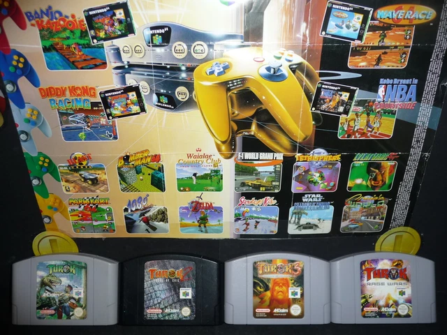 Nintendo64,N64 || Alle Turok Teile || Retro || Garantie Vom Händler ||
