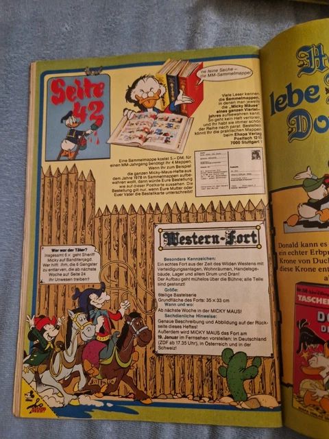Micky Maus Heft 1979 Nr. 3 mit Beilage und Sammelecke 4