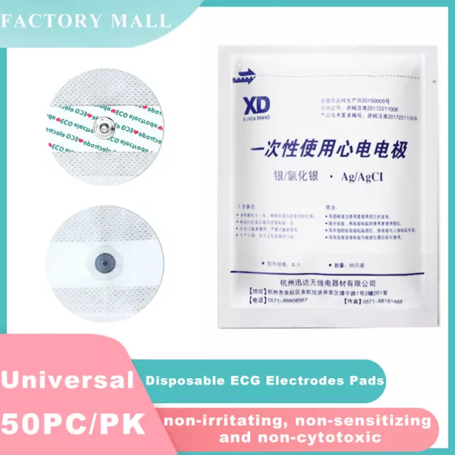 Electrode Replacement Pads for Portable ECG EKG Heart Monitor