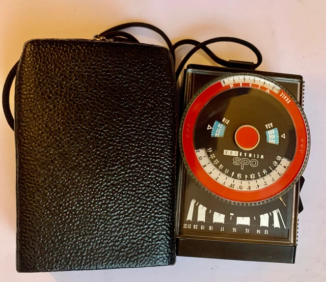 WEIMAR LUX WEIMARLUX cds Belichtungsmesser Light Meter Lichtmesser DIN