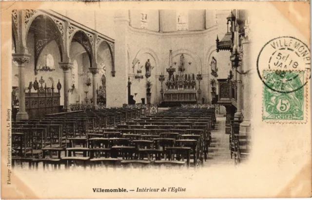 CPA Villemomble Interieur de l'Eglise (1361034)