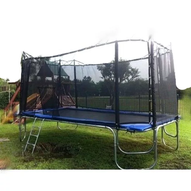 Sky Flex 10x17 feet Rectangle Rectangular Trampoline with Safety Net Enclosure
