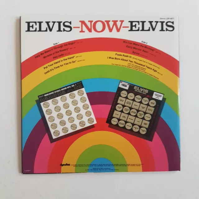 ELVIS PRESLEY : ELVIS NOW + 3 bonus ★ New Replica 1972 RCA LP #LSP-4671 on CD ★ 3